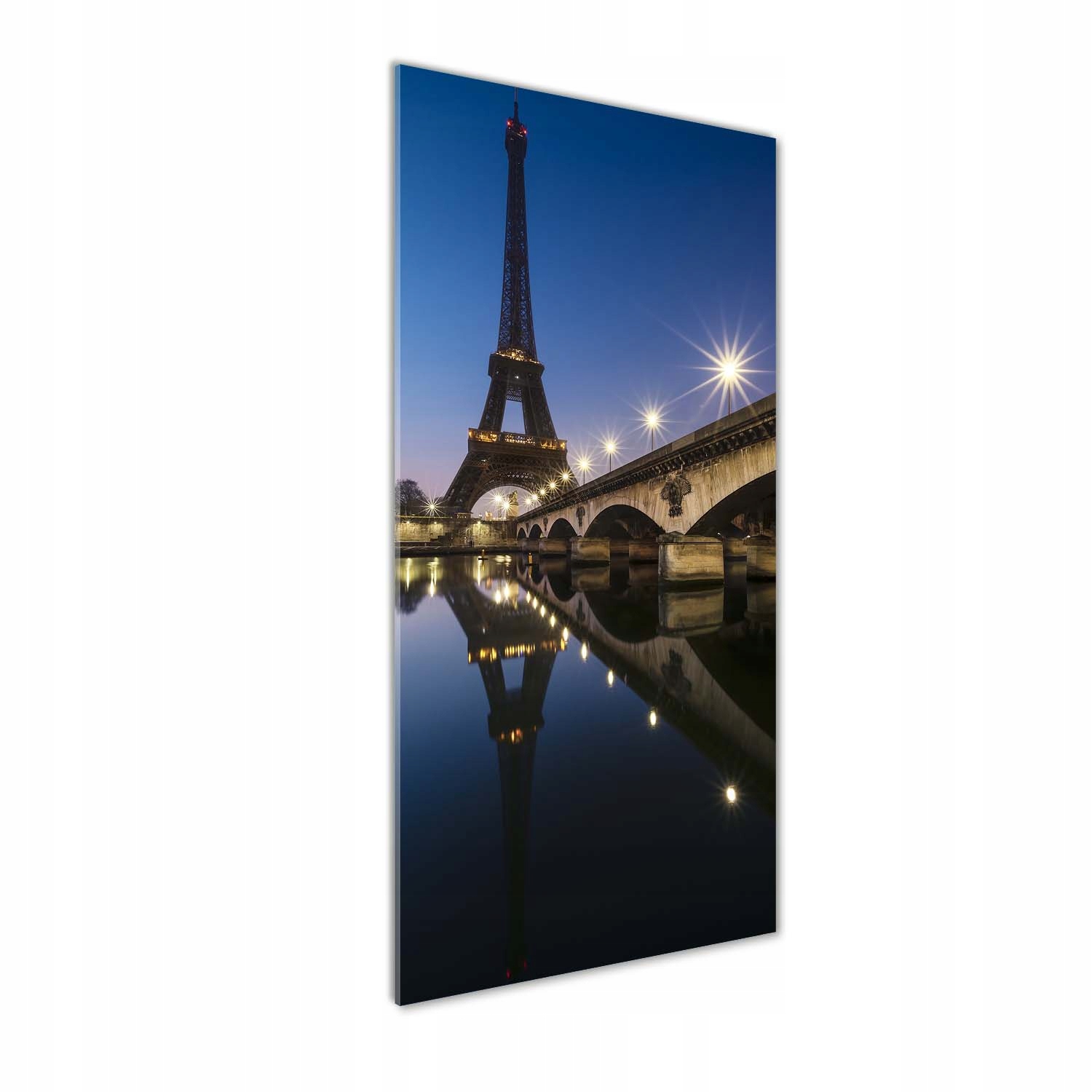 

Foto obraz na szkle Wieża Eiffla Paryż 50x125 cm