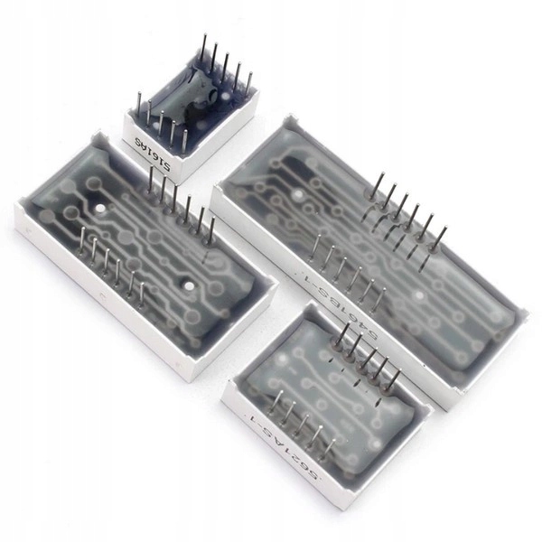 Wyświetlacz LED 7-seg. 4 cyfry - czerwony, wspólna katoda 0.56 cala SMD nie