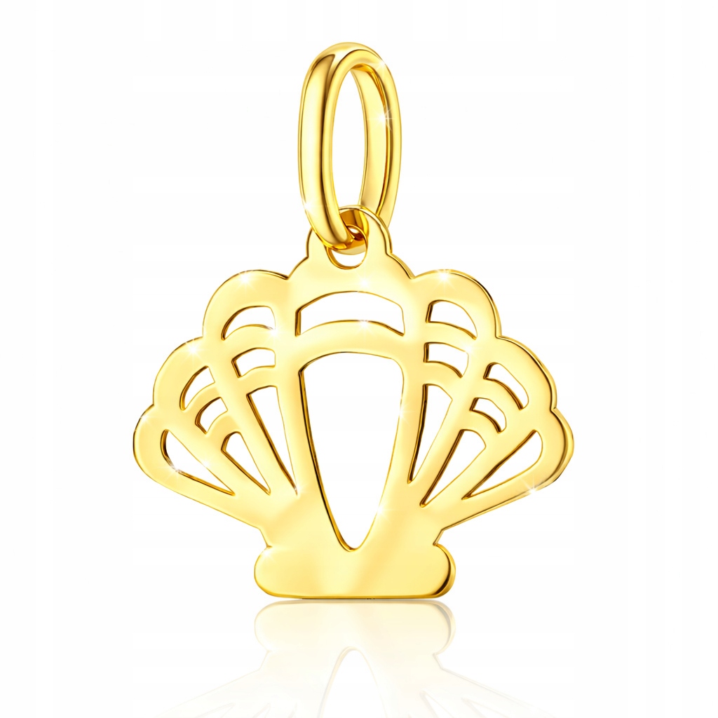 Zlatý přívěsek mušle shell mušle Pr. 585