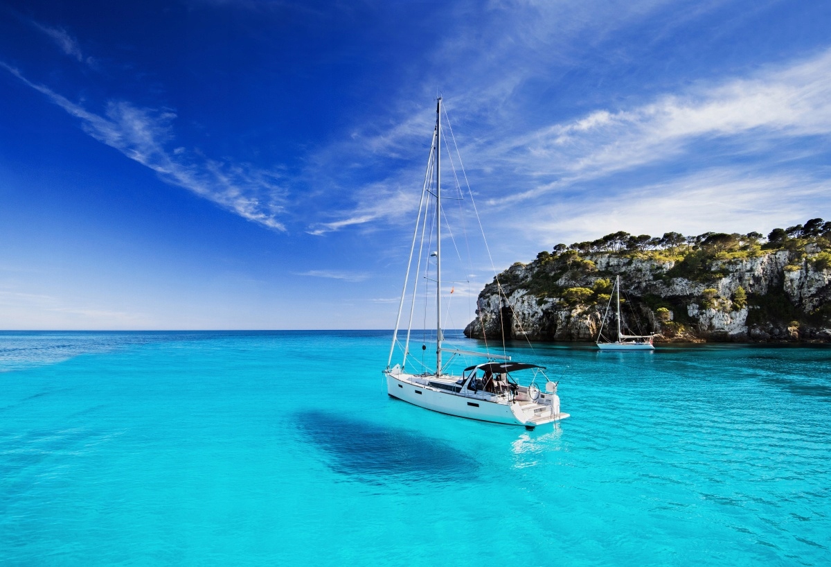 

Fototapeta Flizelinowa Żaglówka Menorca - 104x70