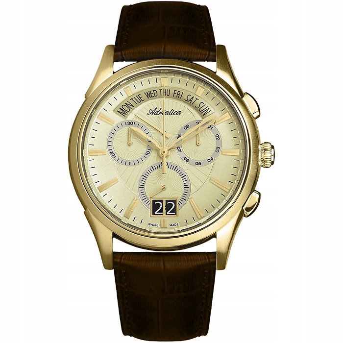 Pánské Hodinky Adriatica A1193.1211CH hnědé