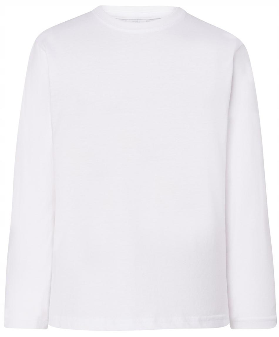 T-SHIRT bluzka biała pod albę 9-11 długi rękaw 140 Marka JHK