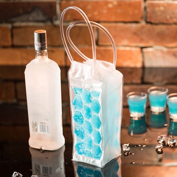 

Cooler na butelki niebieski Gadżet