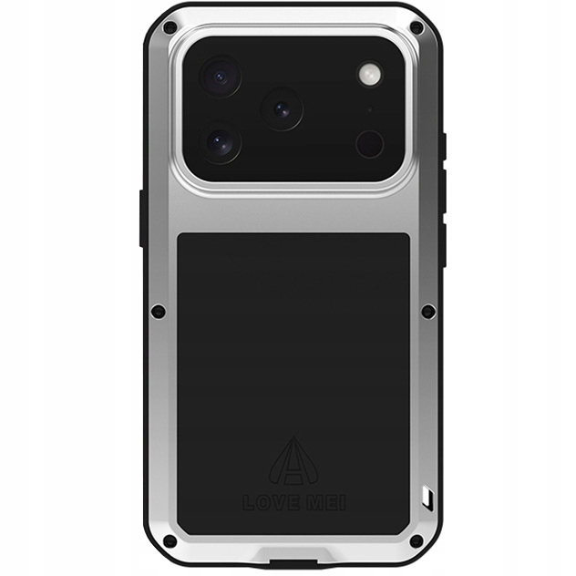 Pouzdro Love Mei se sklem pro iPhone 17 Pro, obal kryt