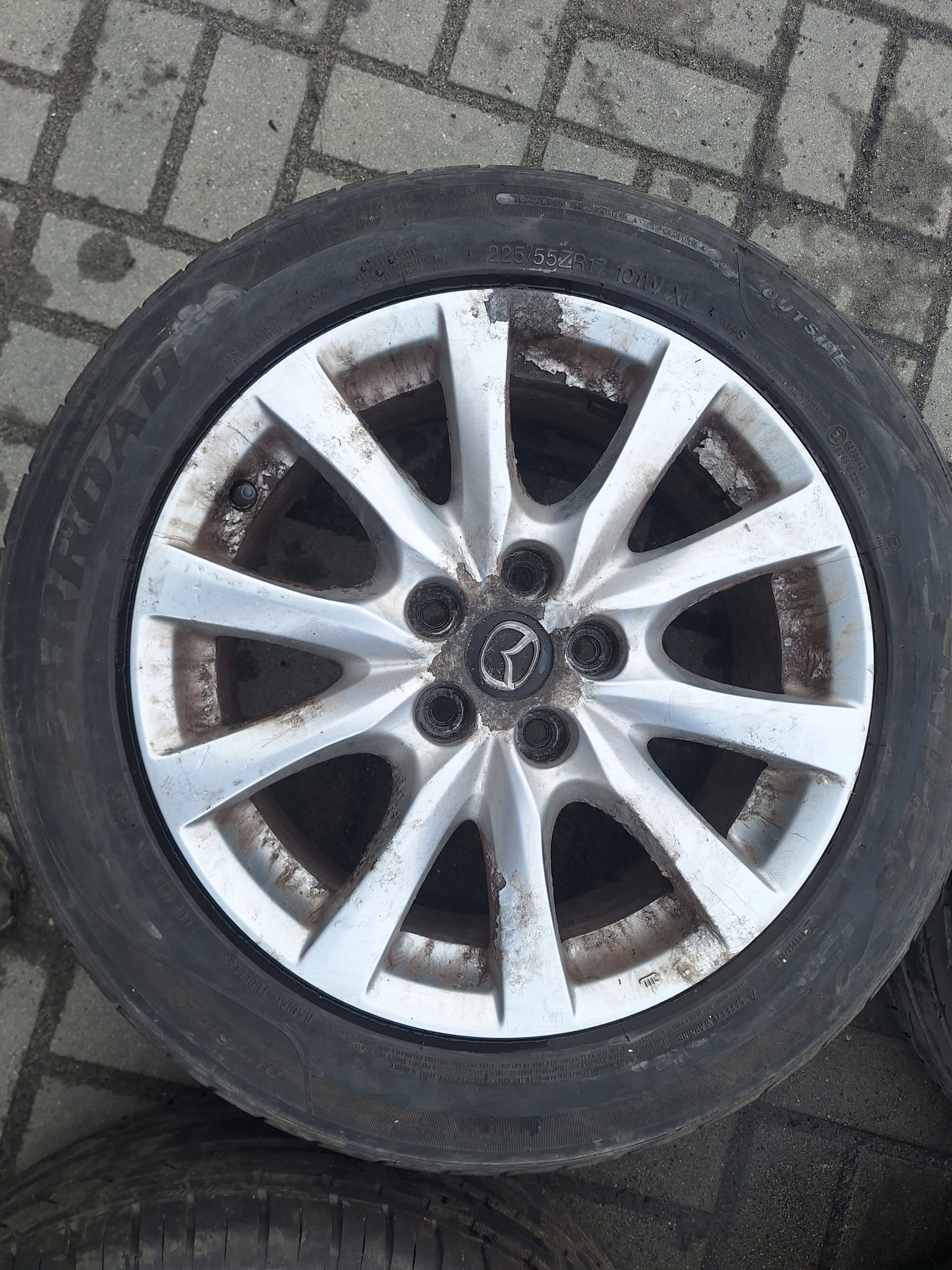 MAZDA 6 GJ 12-15 discs + tyres 225/55 R17