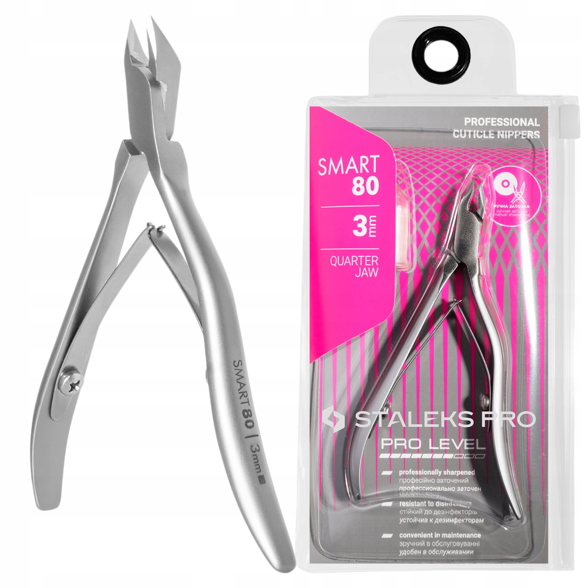 Staleks Profesionální nůžky na kůžičku 3 mm NS-80-3