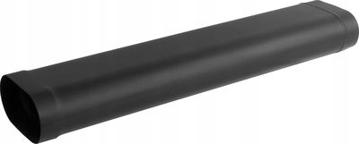 Trubka černá ovál kouřová komínová žárovka 100/220 100 cm