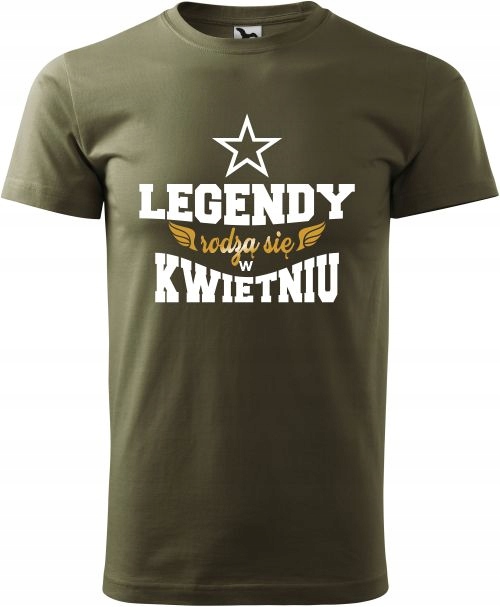 

Koszulka Prezent Urodziny Legendy rodzą Kwietniu