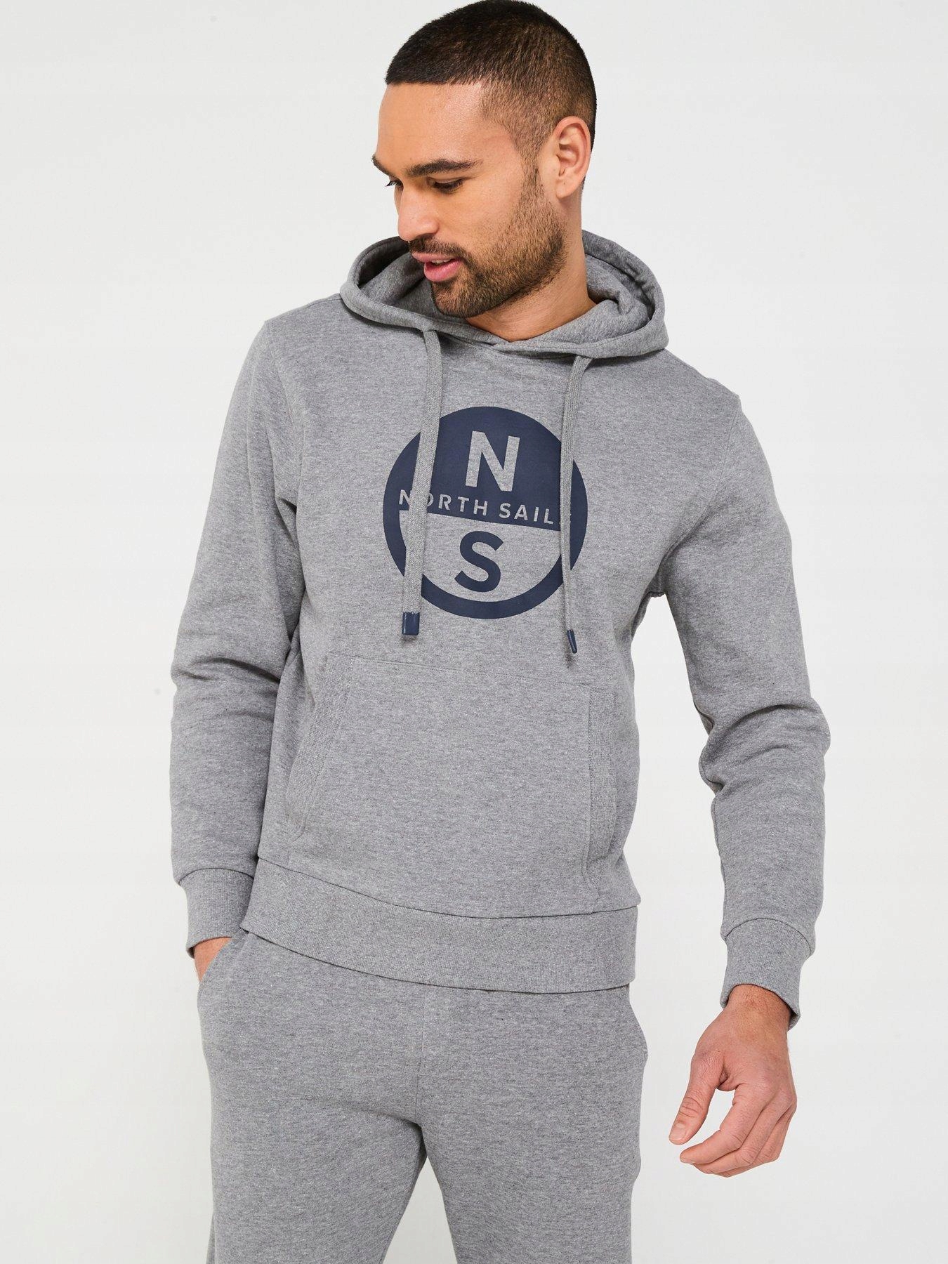 North Sails Šedá Mikina S Logem Melanž (XL)