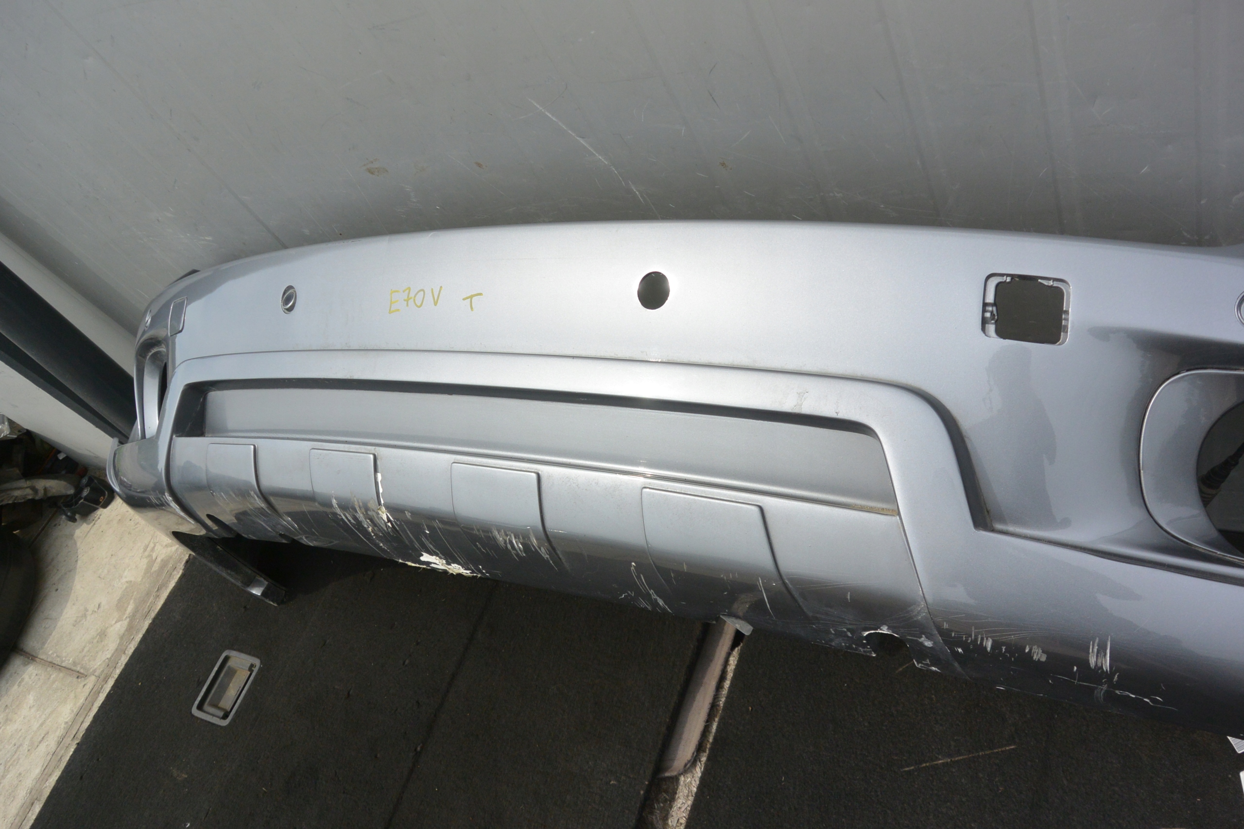 BMW X5 E70 bumper rear part SPOILER HAMANN original A52