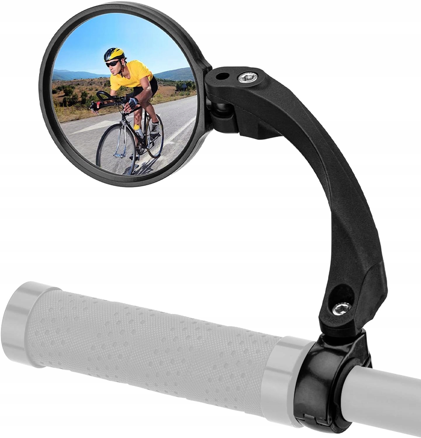 ROCKBROS Lusterko Rowerowe, Obrotowe Obracane 360° Lusterko Wsteczne Lewe