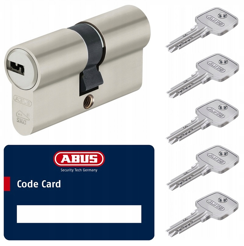 Vložka s atestem třídy C Abus D10PS Np 28/34 (62 mm), 5 klíčů, kódová karta