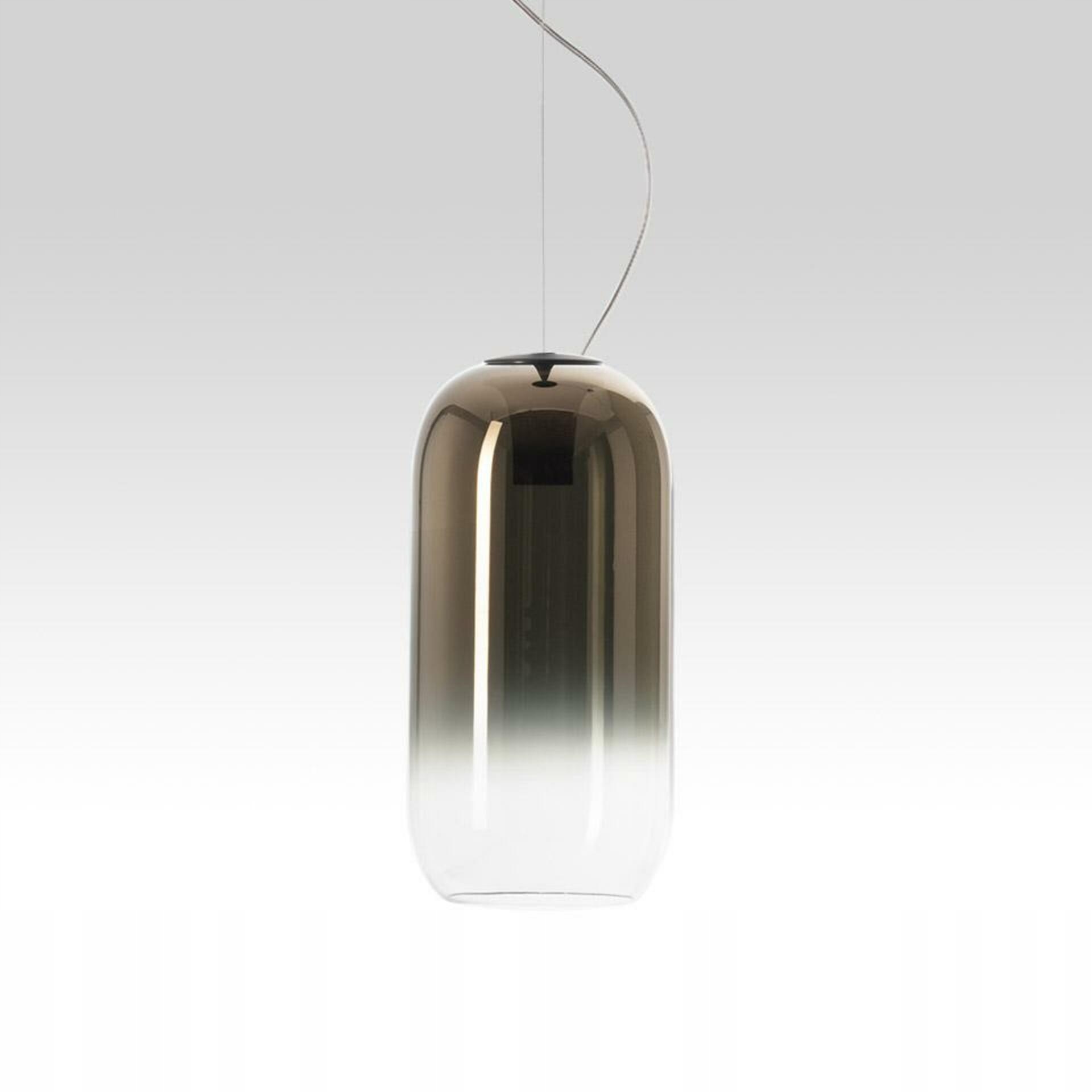 Artemide Gople závesné svietidlo bronz 1405060A, sklo, E27, design Big