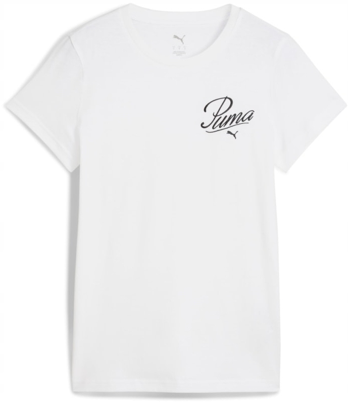 Dámské triko Puma Ess Script Tee White|M I-4