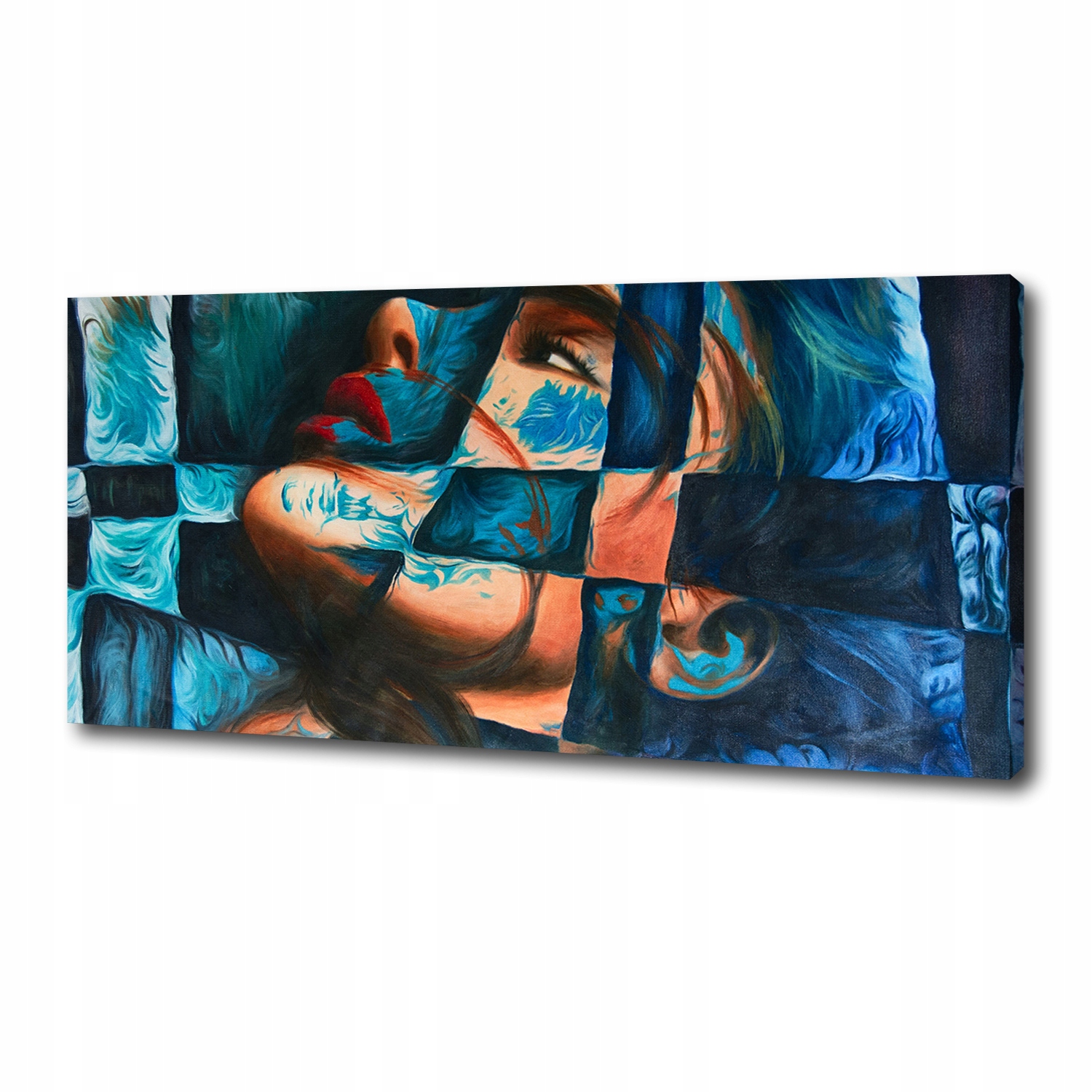 

Foto obraz na płótnie Kobieta abstrakcja 125x50 cm
