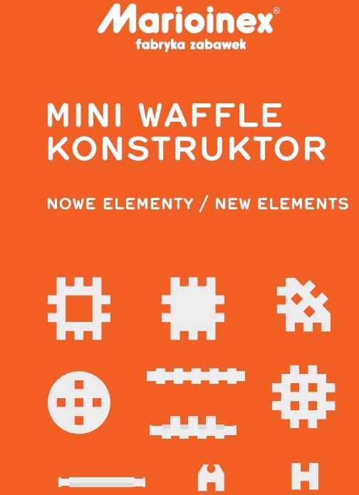 Marioinex Klocki Konstruktor Mini Wafle 500 el. Marka Marioinex