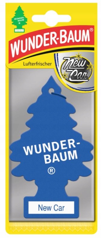 WUNDERBAUM CHOINKA ZAPACHOWA DO AUTA NEW CAR
