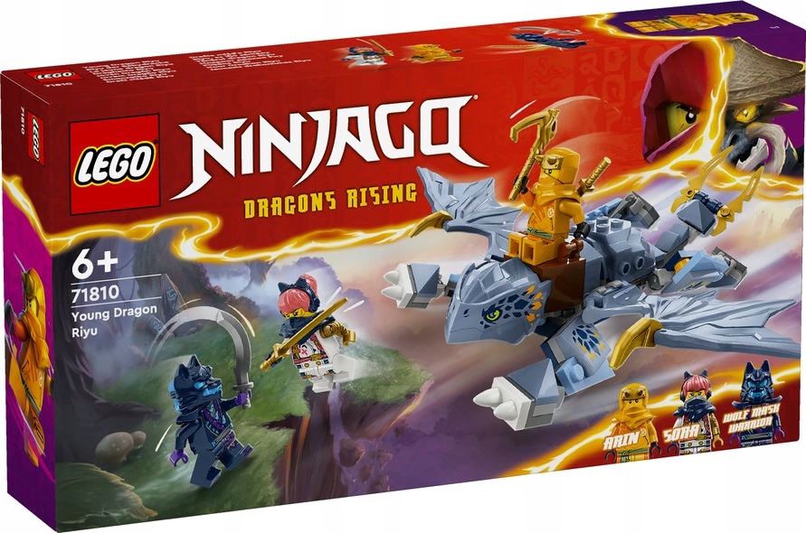 LEGO NINJAGO 71810 Smoczątko RIYU SMOK + TORBA PREZENTOWA LEGO Marka LEGO