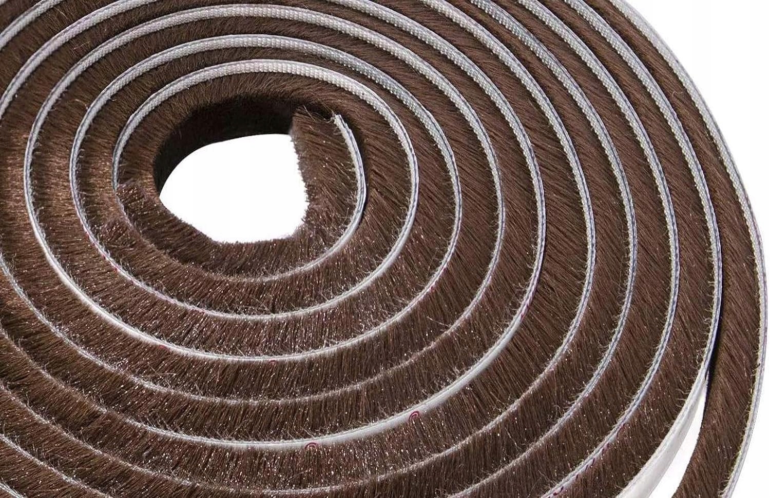 Uszczelka szczotkowa samoprzylepna pyłoszczelna do okien drzwi 9mmx9mmx5m