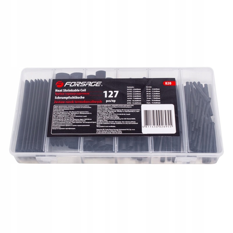 

Koszulki Termokurczliwe Zestaw 127SZT 12606