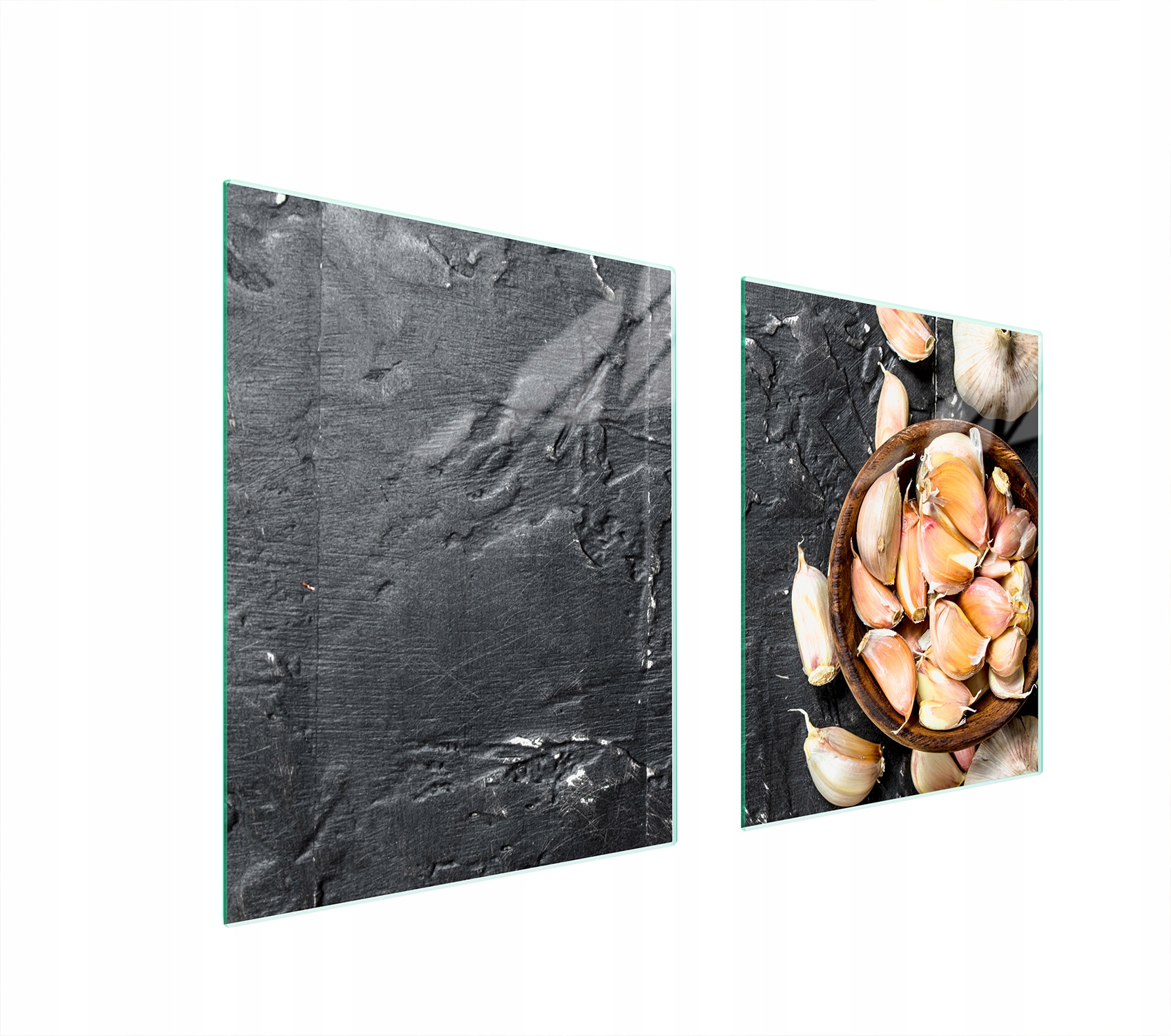 Ochranná Skleněná Deska Na Sporák 85x52 Česnek Tvrzené Sklo