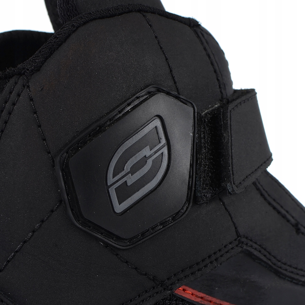 BUTY MOTOCYKLOWE MĘSKIE OZONE LETNIE KRÓTKIE SKÓRZANE MESH CZARNE Stan opakowania oryginalne