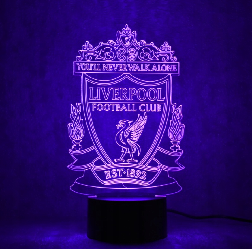 Lampka nocna 3D LED FC LIVERPOOL PIŁKA kabel USB Kod producenta ZAB-8