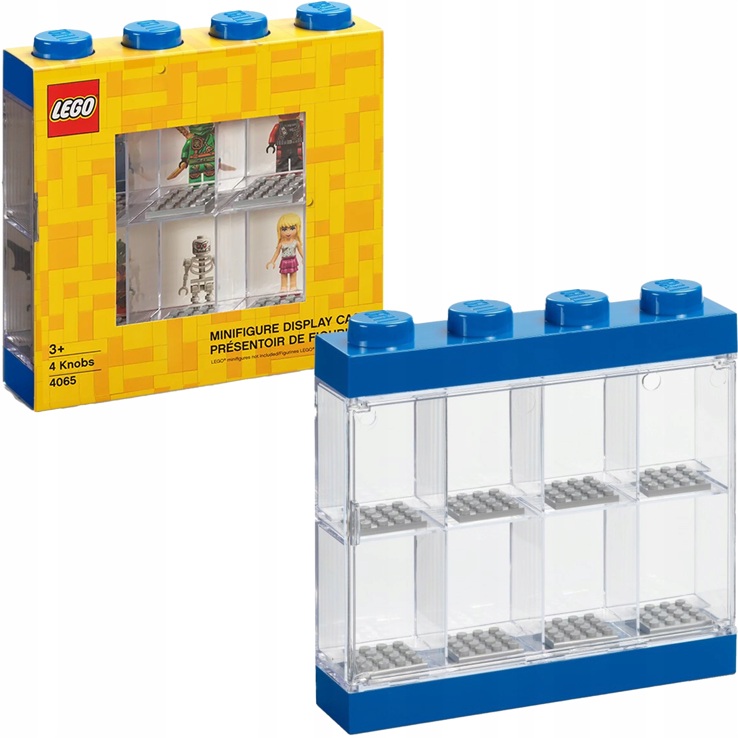 Lego – Sběratelská vitrína Modrá vitrína pro 8 minifigurek – 4065