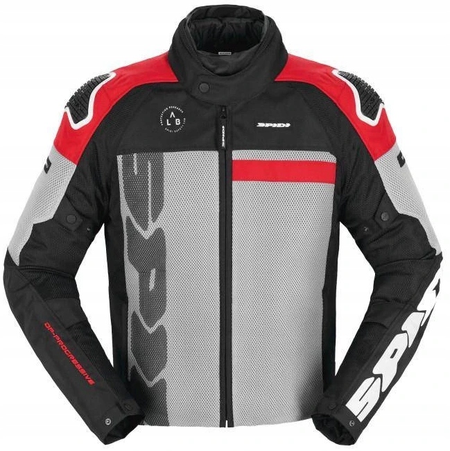 Spidi Progressive Net H2Out Red Motocyklová Bunda Textilná M