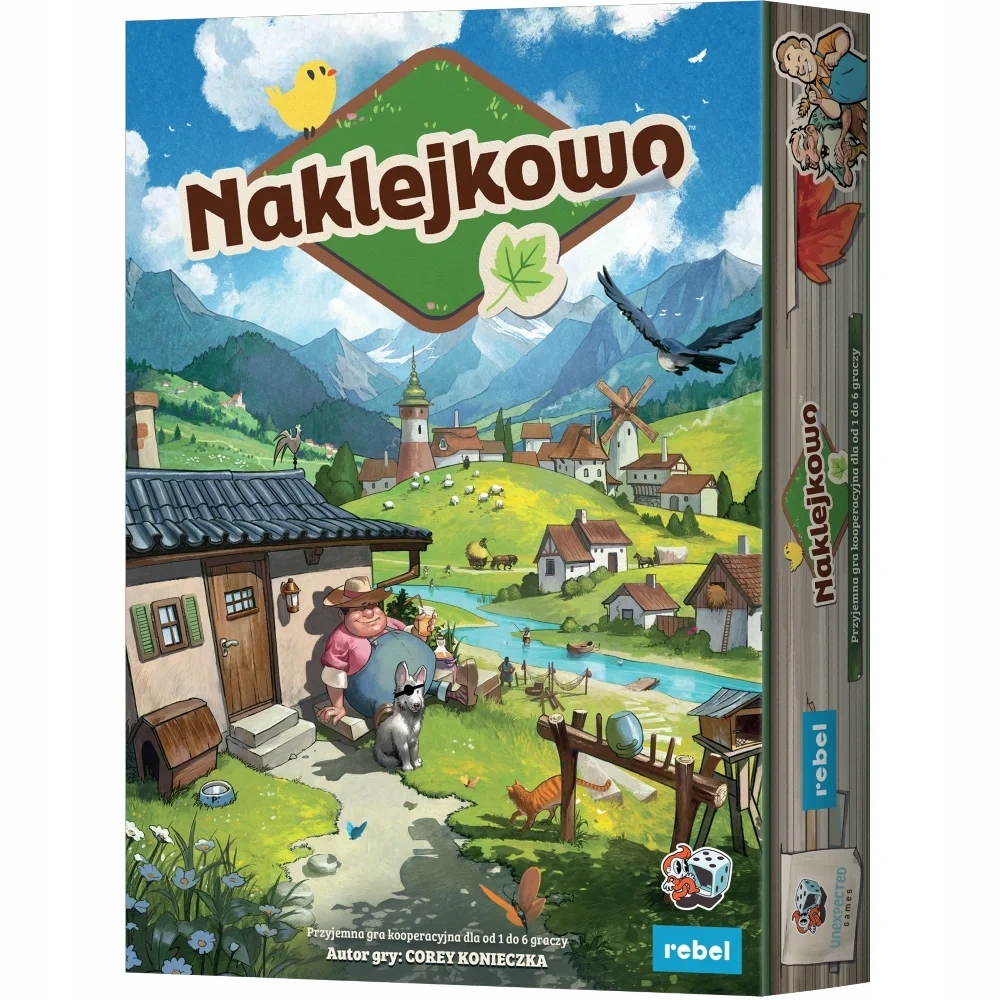Naklejkowo Cozy Stickerville gra planszowa