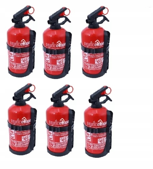 

6X Gaśnica Samochodowa 1KG.(PROSZKOWA) GP-1 Z Bc/m