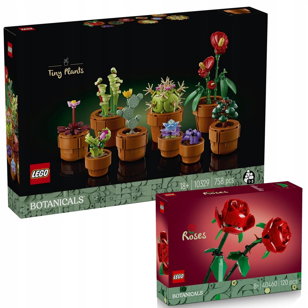 Lego Botanicals Malé rostlinky 10329 Lego Růže 40460