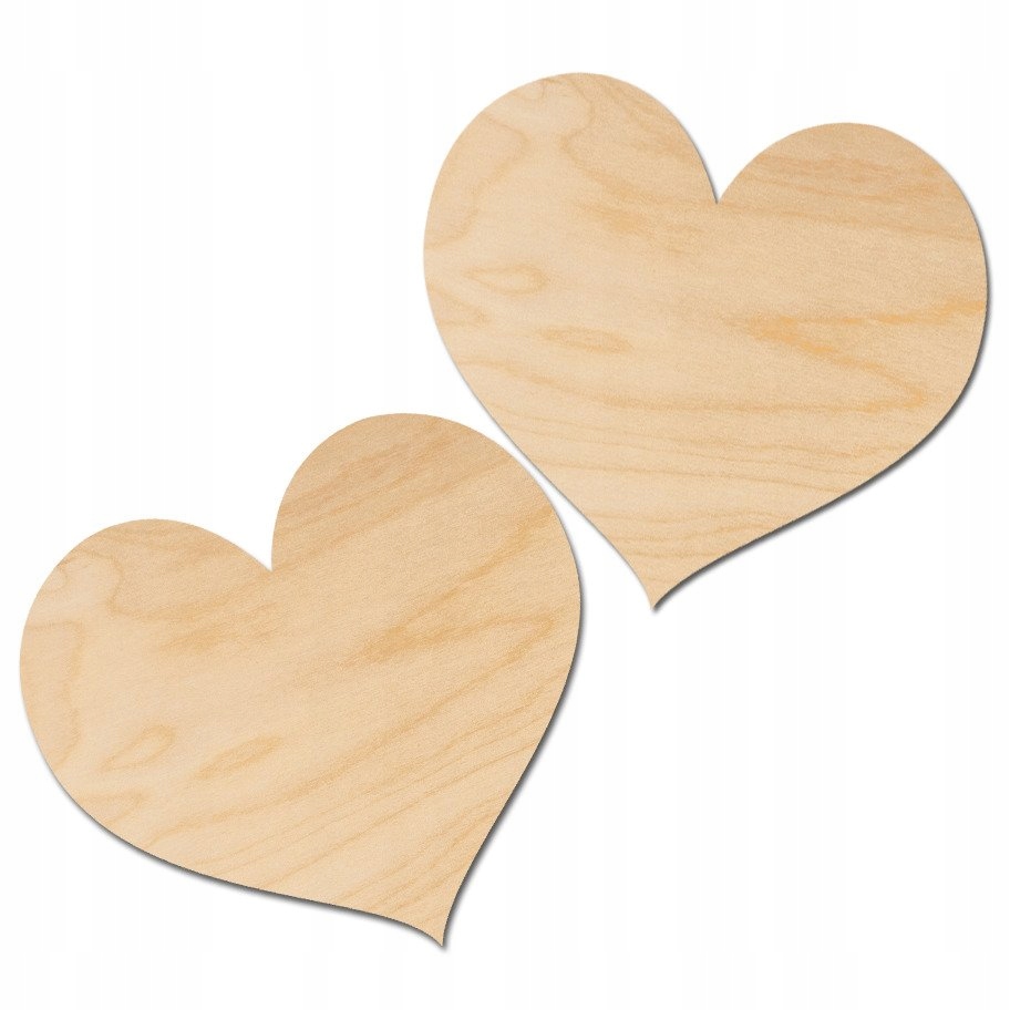 

Drewniane serca 5cm serce komplet 2szt. Decor