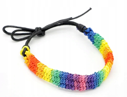 

Bransoletka Lgbt Pleciona