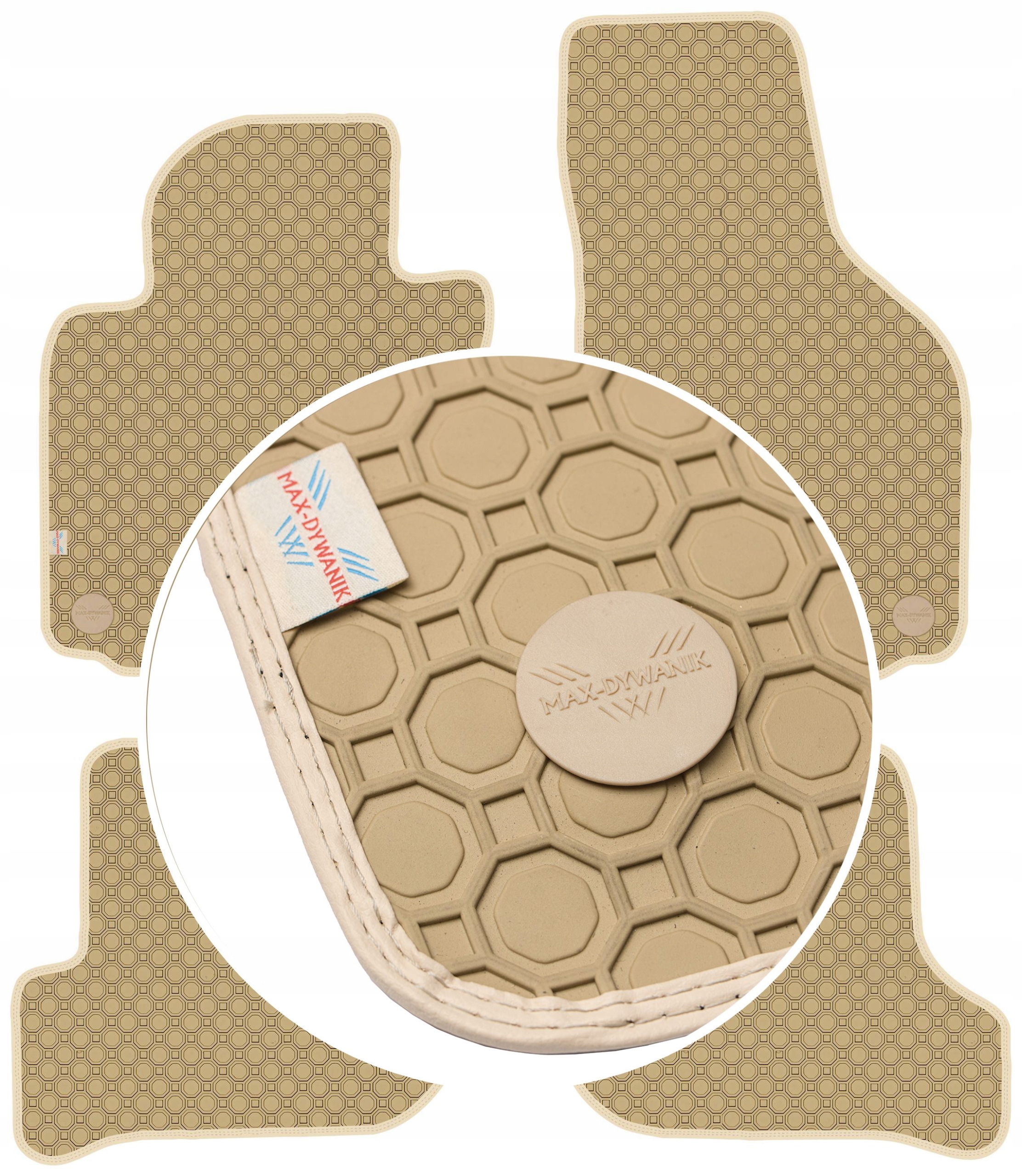 Vw Golf V 2003-2009 Koberce Béžové