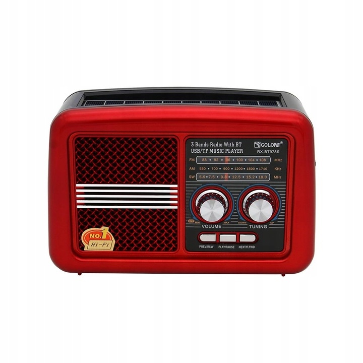 

Radio Solarne Przenośne Sieciowe Fm Am Sw Sd Usb