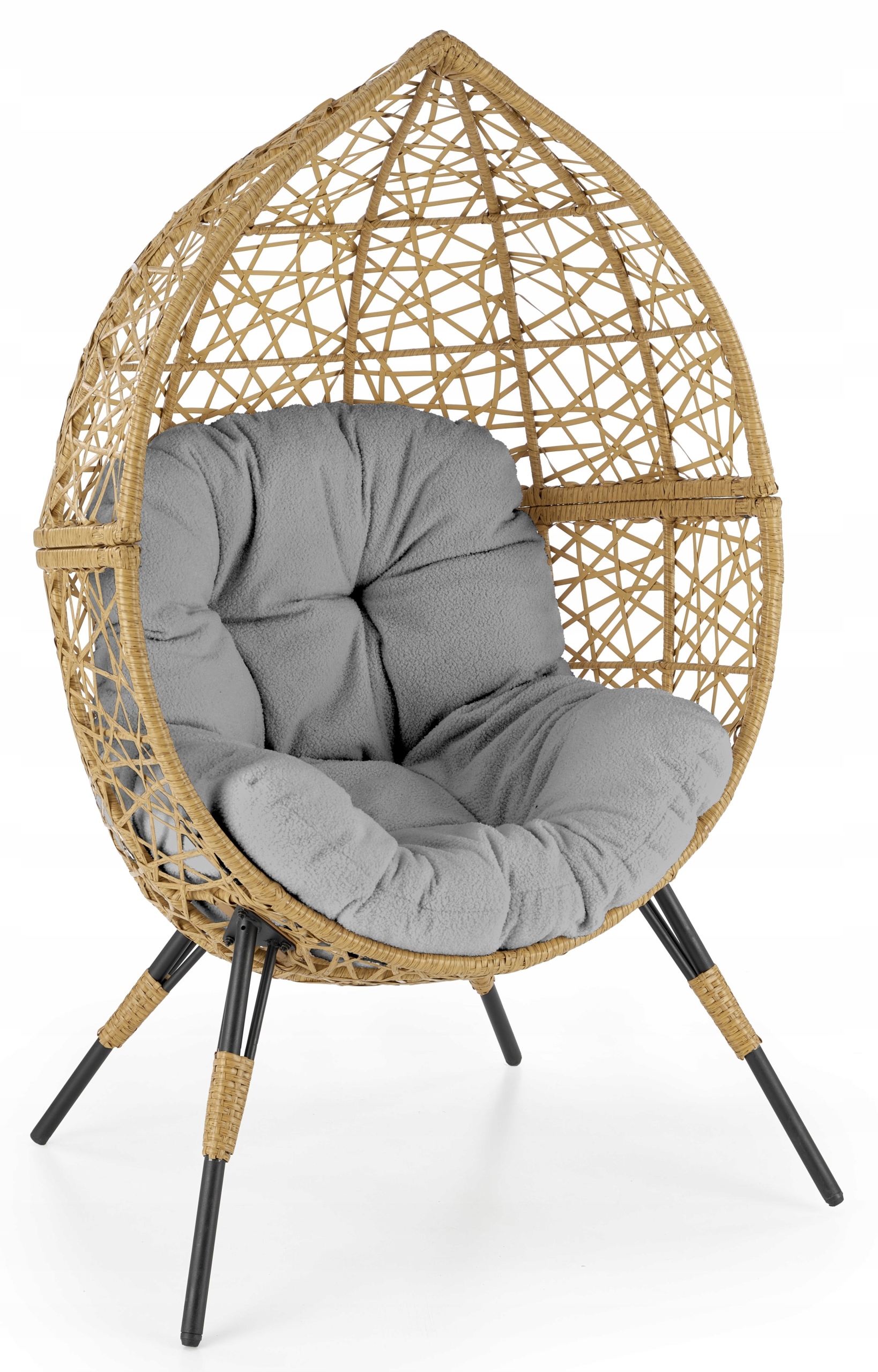 Fotel tradycyjny Halmar szary