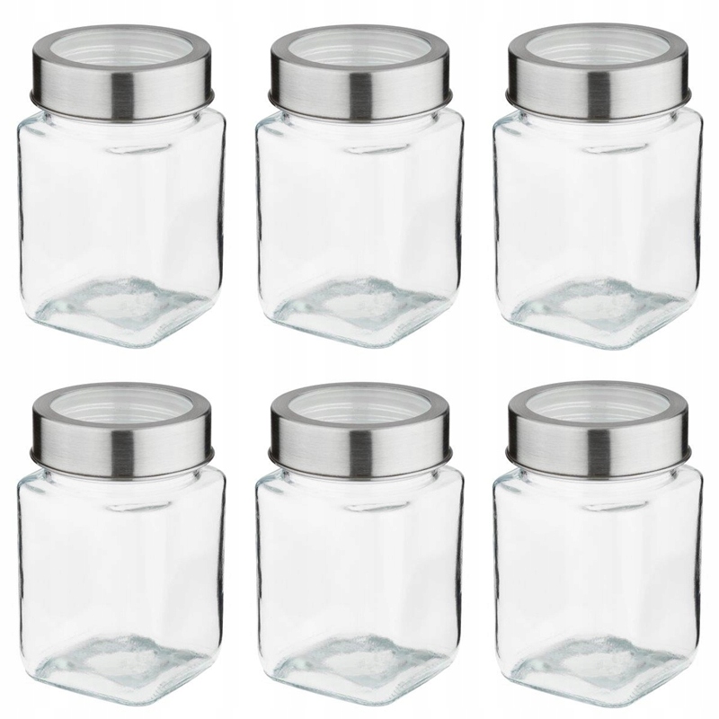 

Pojemnik Szklany Słoik Rubi przyprawy 6 x 300 ml