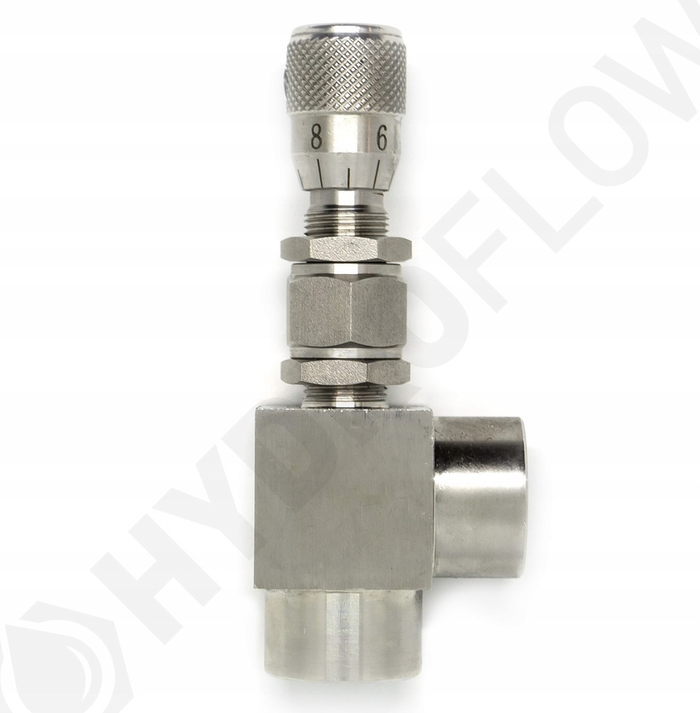 Uhlový dávkovací ventil panelový G1/2" nerez SS304 presnosť 160 bar