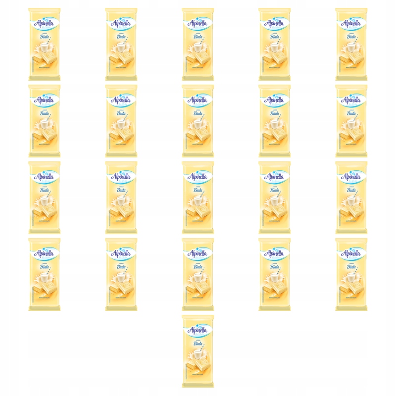 Alpinella Čokoláda Bílá 90g X21