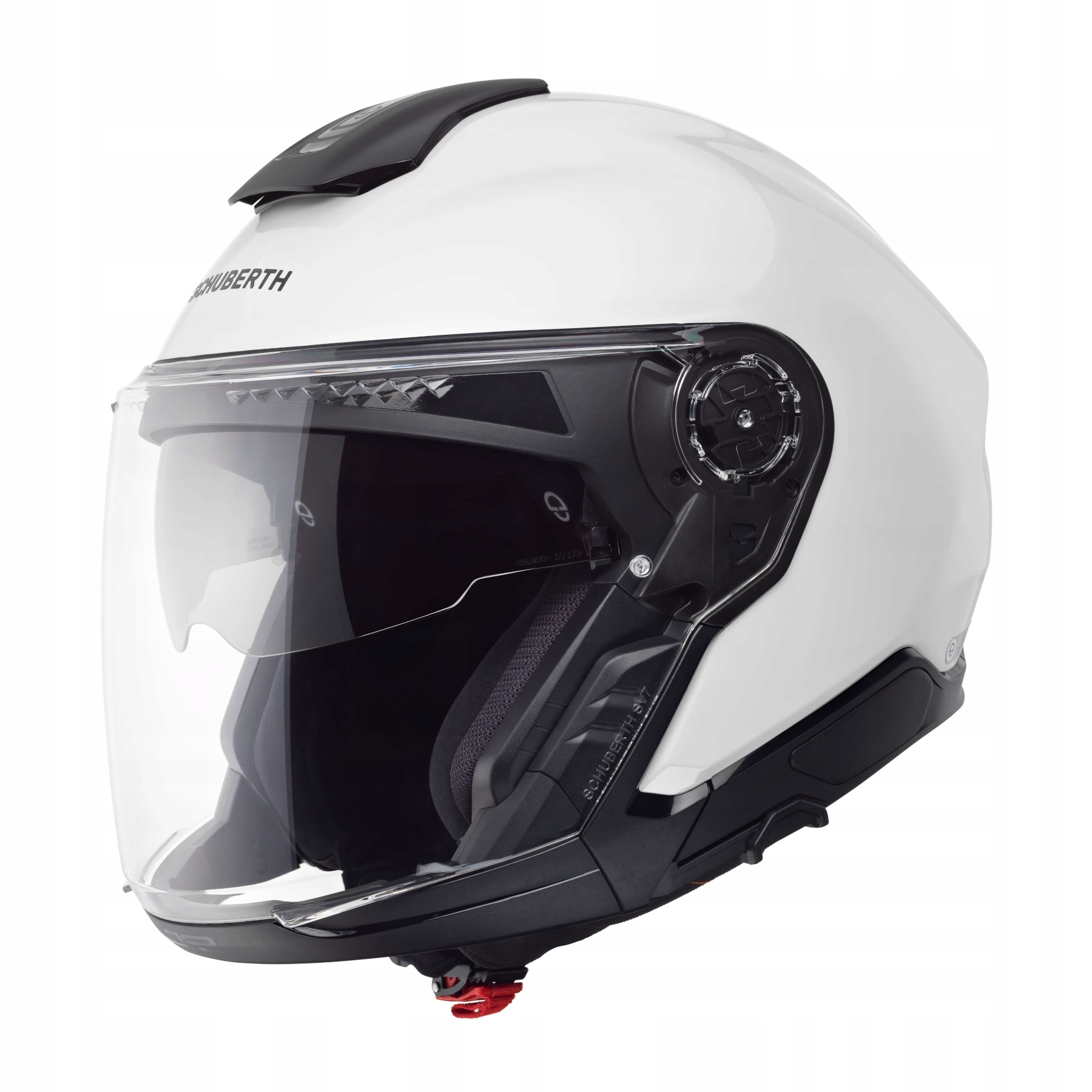 Motocyklová Prilba Schuberth J2 Glossy White Lesk Otvorená S Blendou veľ. M