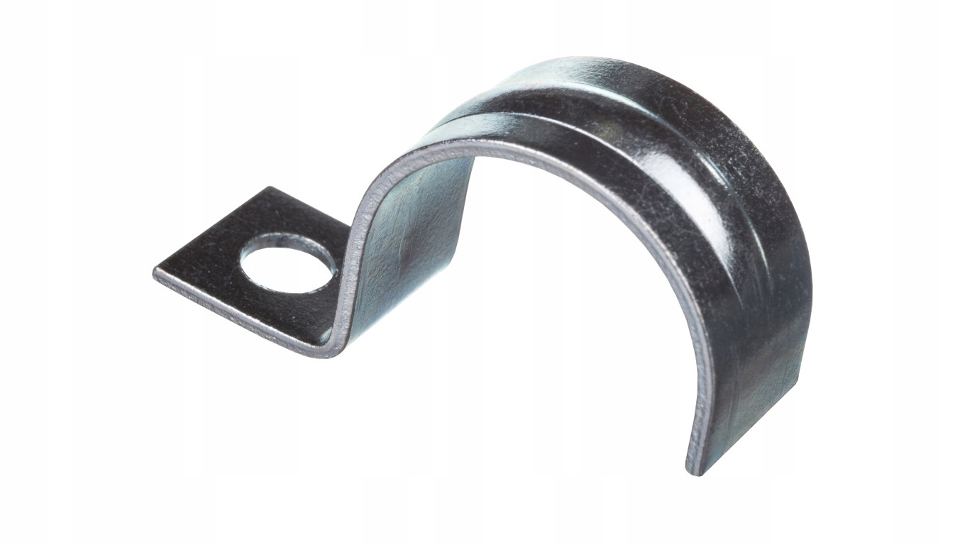  /><p><b>Sprzedawany w opakowaniach po 100 szt.</b></p><h1>⚙️DANE TECHNICZNE</h1><ul><li>Odległość do ściany: <b>Nie</b></li><li>Bezhalogenowe: <b>Nie</b></li><li>Osłona z tworzywa sztucznego: <b>Nie</b></li><li>Średnica znamionowa [mm]: <b>25</b></li><li>Model: <b>Pojedynczy</b></li><li>Sposób mocowania: <b>Otwór na śrubę</b></li><li>Materiał: <b>Stal</b></li><li>Zabezpieczenie powierzchni: <b>Ocynk galwaniczny/elektrolityczny</b></li><li><b>Odporność na promieniowanie UV: Tak</b></li><li>Odpowiednie do stref ochrony przeciwpożarowej: <b>Nie</b></li><li>Kod producenta: <b>1009427</b></li><li>CN: <b>73269060</b></li></ul><img src=