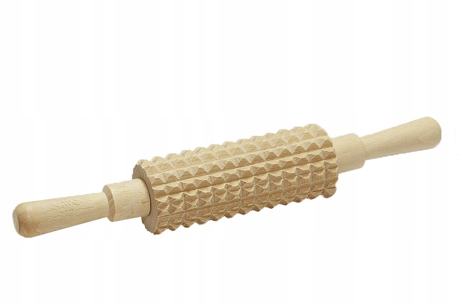 MASAŻER do ciała drewniany receptor roller