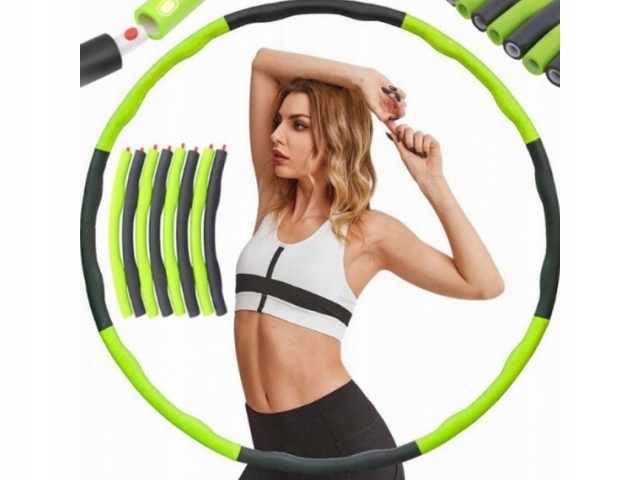 Koło Hula Hop Piankowe Odchudzające 75-95 Masażer
