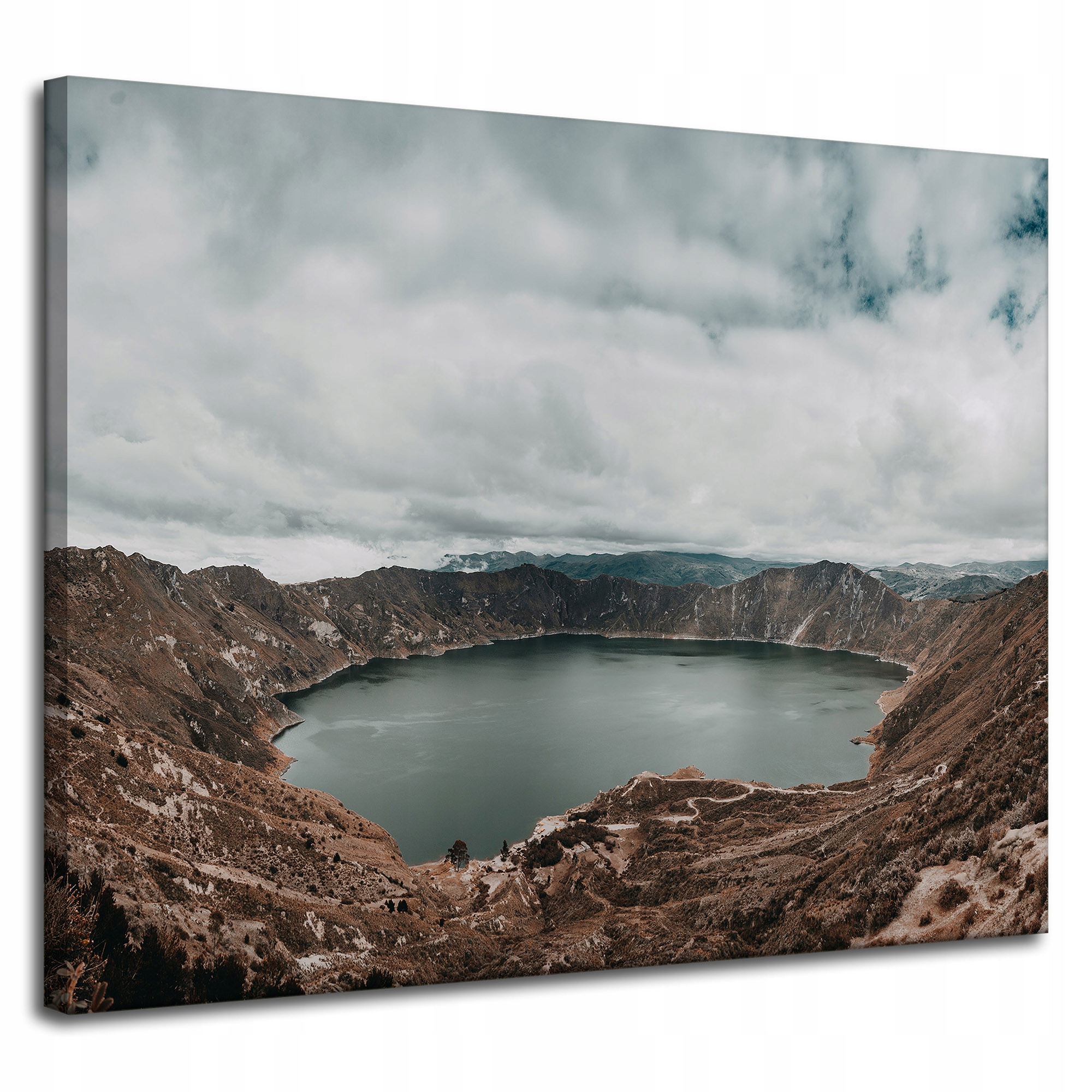 Obraz Canvas Příroda Jezero rybník v horách 100x80