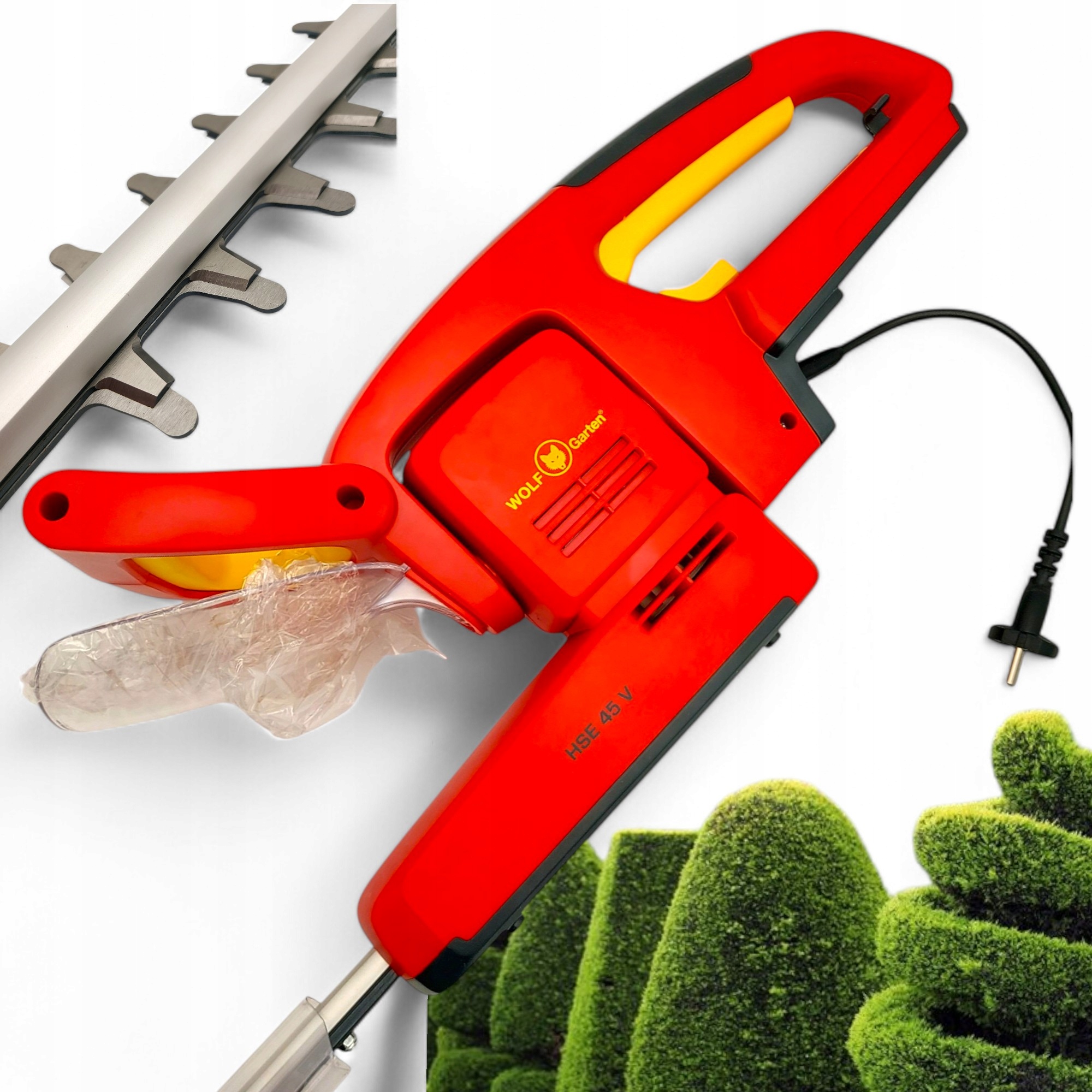 Elektrické sieťové nožnice Wolf Garten Hse 45 na kríky a konáre živého plota