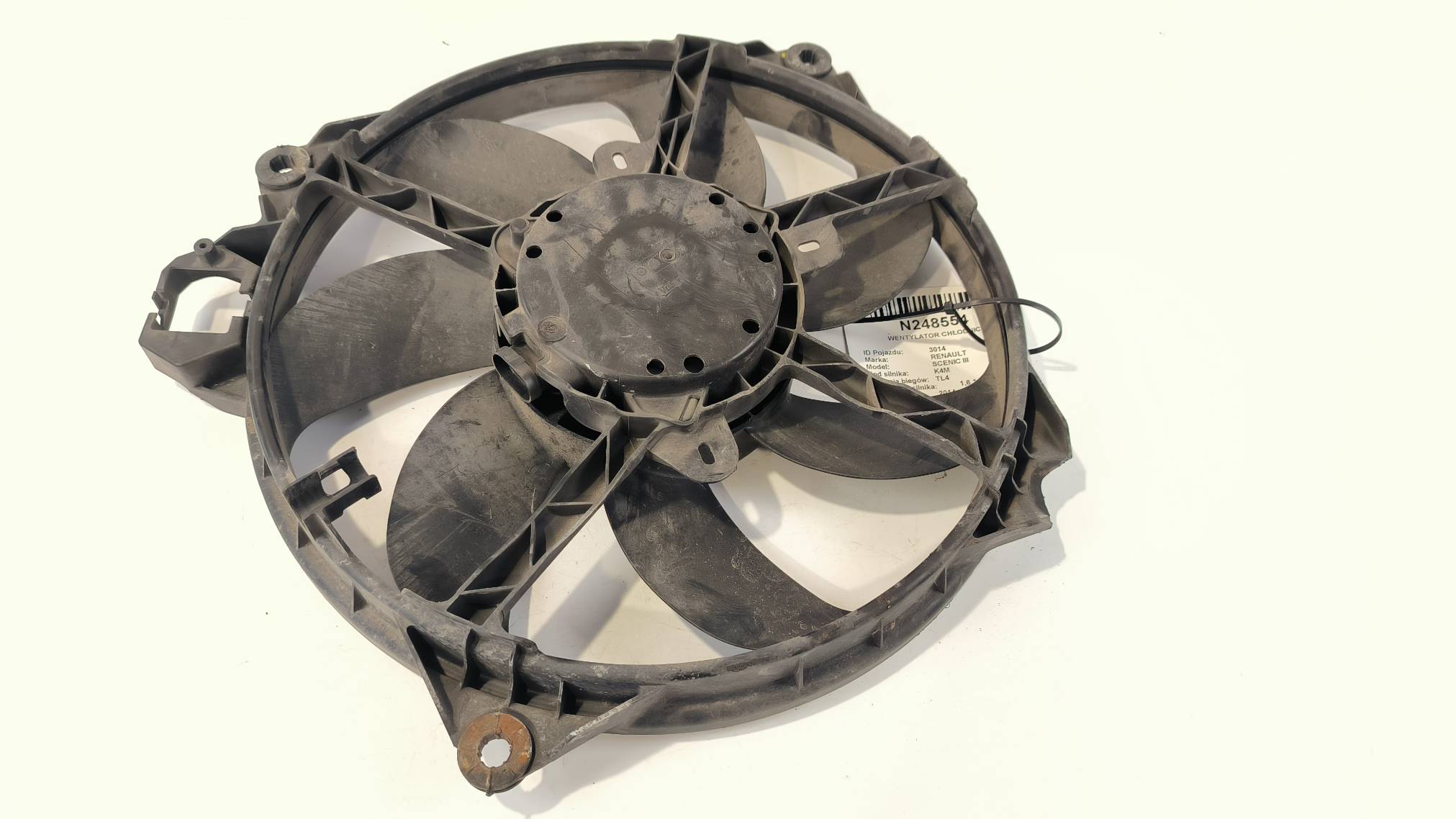 ventilátor chladiče 1.6 16V RENAULT SCENIC III