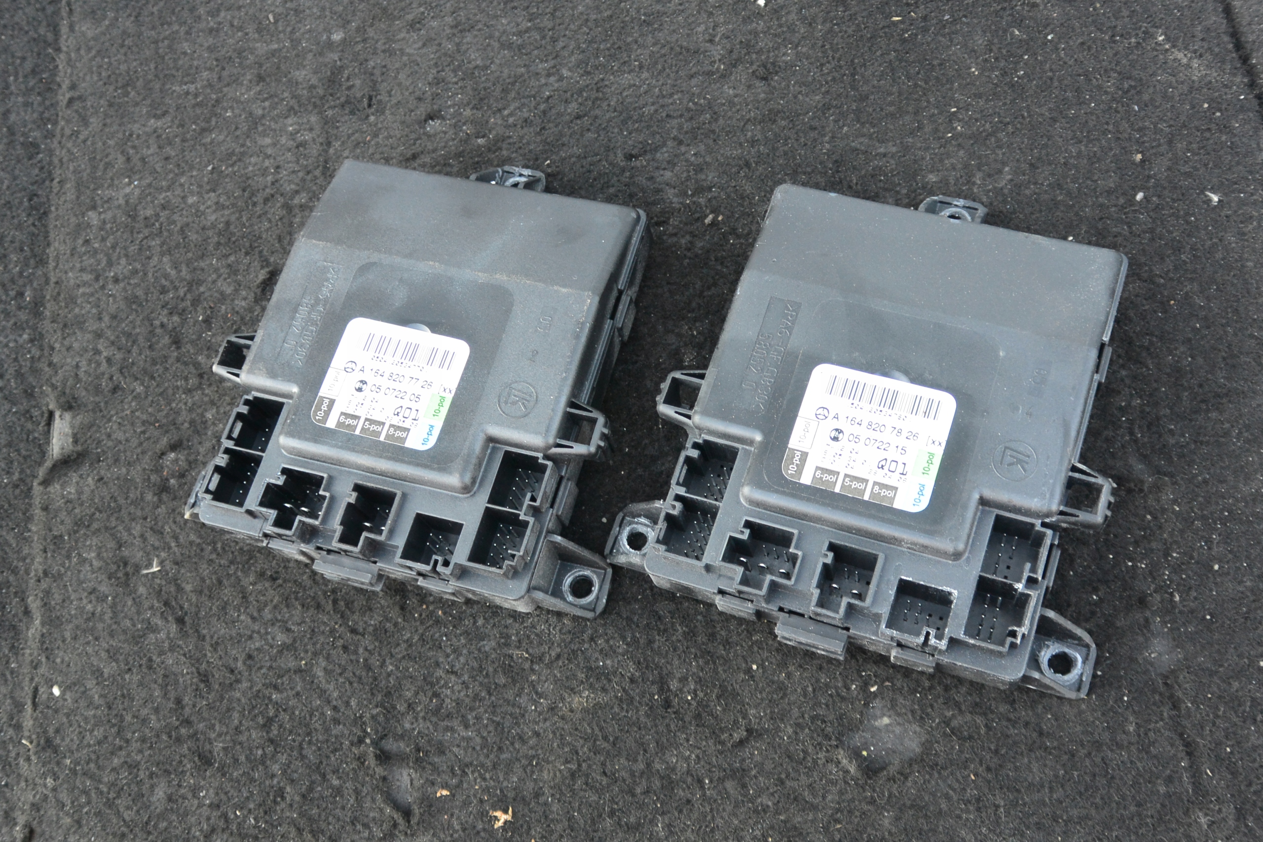 module door control unit front MERCEDES-BENZ ML GL W164 X164 EUROPA KOMPLET