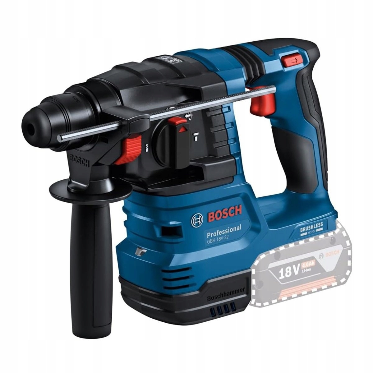 Akumulatorowy młot udarowo-obrotowy Bosch Professional Gbh 18V-22