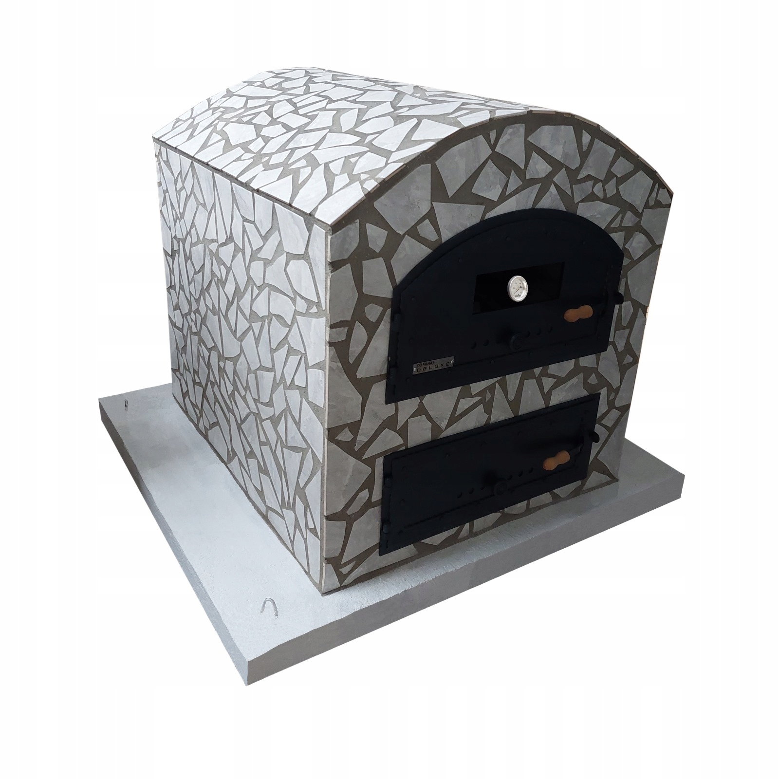 Kamna na chleba a pizzu, nepřímo dopalovaná, zděná žulová dlažba